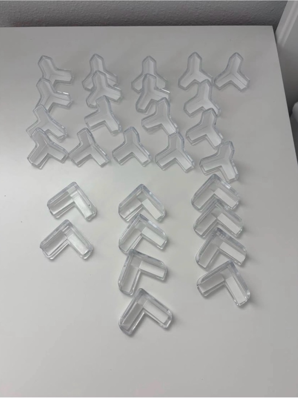 Clear Corner Protectors - Set of 24